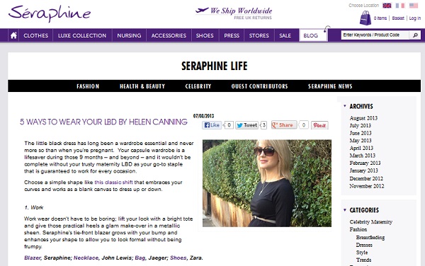 Seraphine life blog aug2013