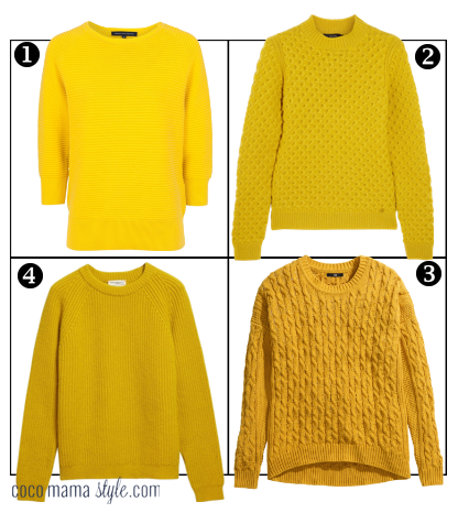 textured yellow jumpers sweaters | cocomamastyle