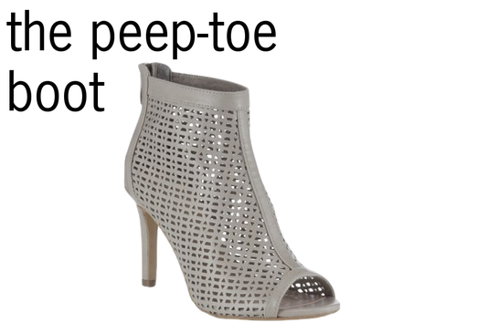 TESCO peep toe boot