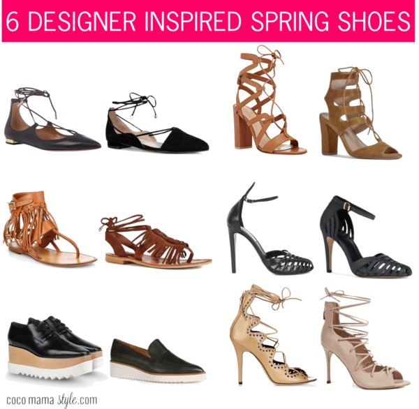 6 designer inspired spring shoes cocomamastyle