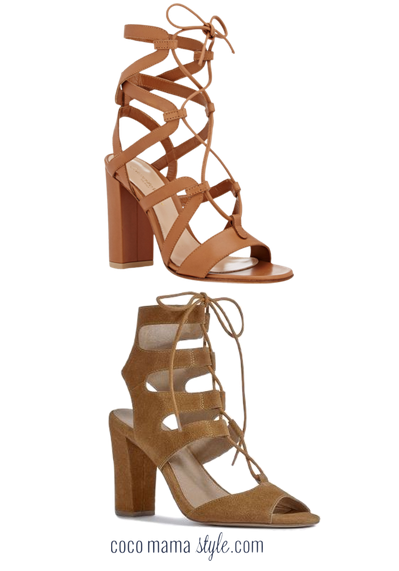 tan lace up sandals | gianvito rossi | next | cocomamastyle