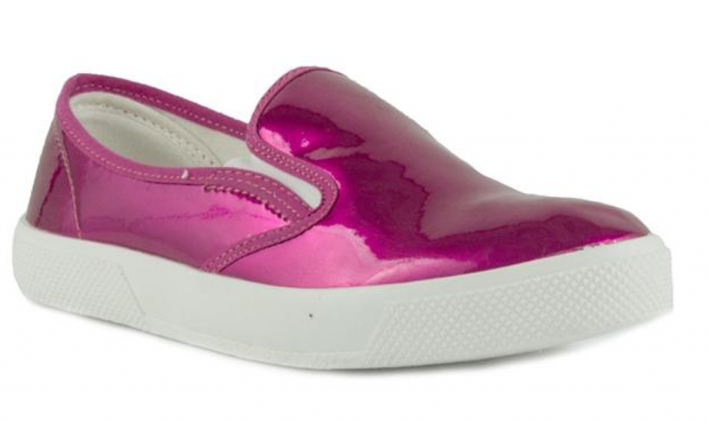 Truffle at shoezone pink metallic skater shoes