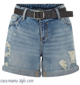 new look festival style cocomamastyle denim shorts