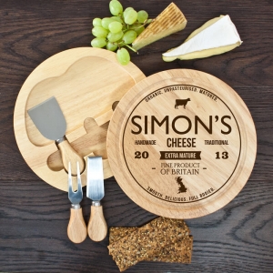 personalised-cheese-board-set | fathers day gift | cocomamastyle
