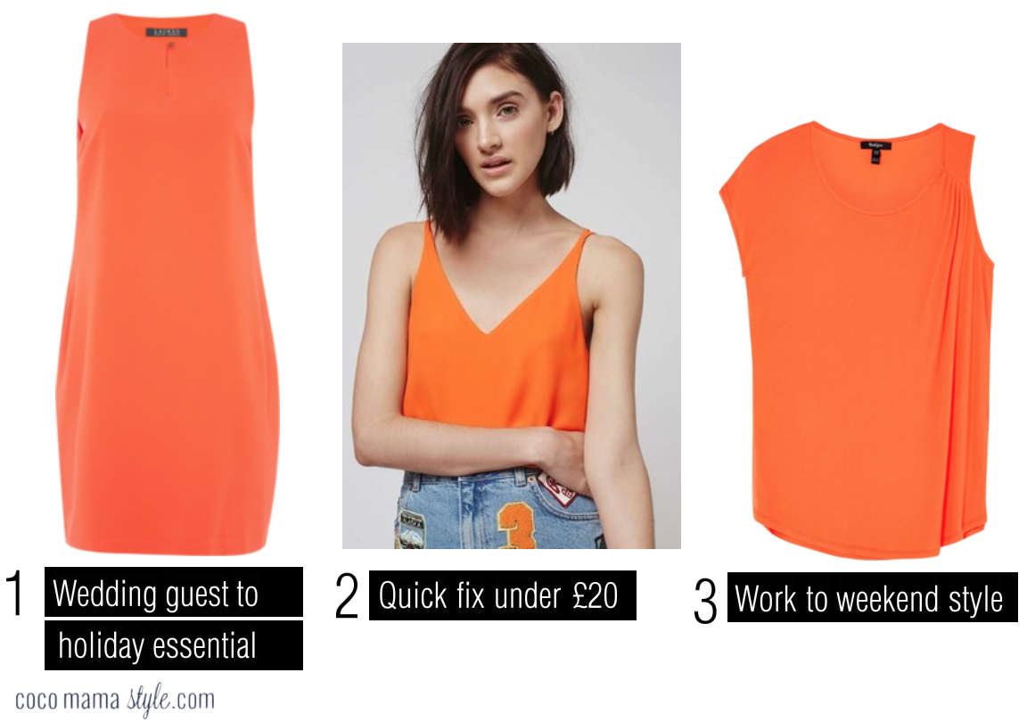 cocomamastyle | trend video | orange | topshop vest  | lauren ralph lauren dress | baukjen draped top