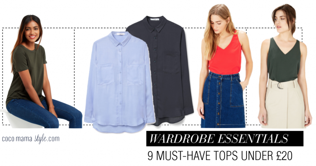 Wardrobe essentials | 9 must-have tops under £20