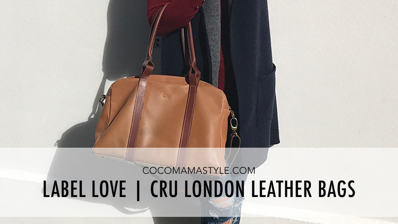 lable love | cru london leather bags